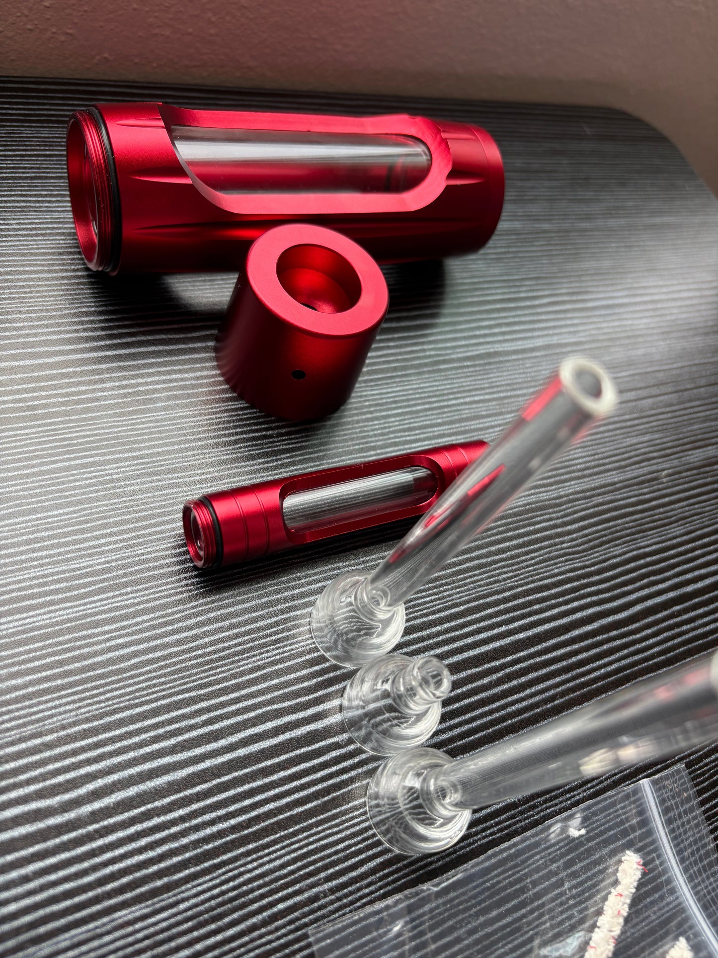 RED SMOKING PIPE